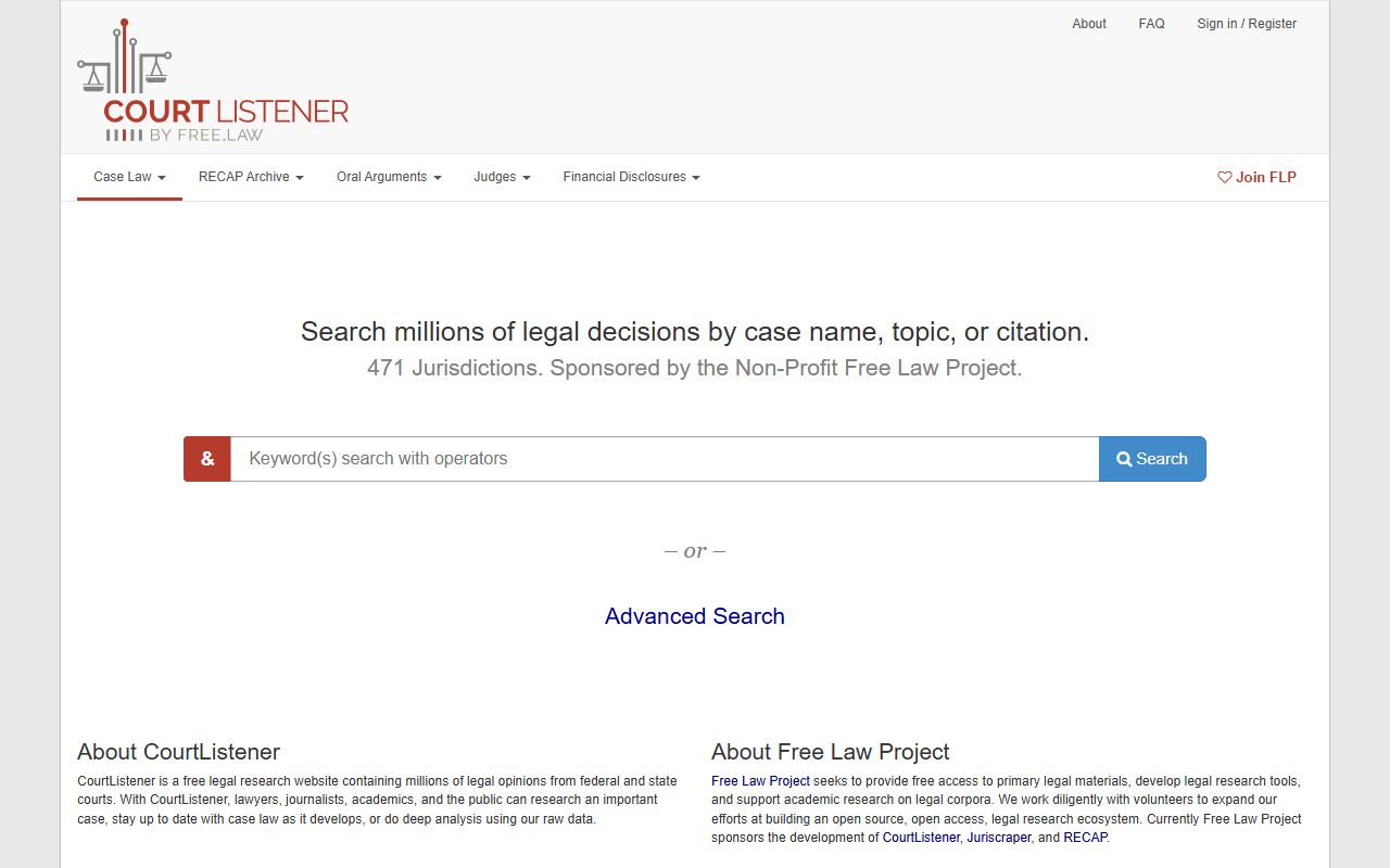 Snyder County court dockets CourtListener free docket and opinion reference